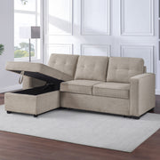 Steve Silver Noah Gray Reversible Sectional