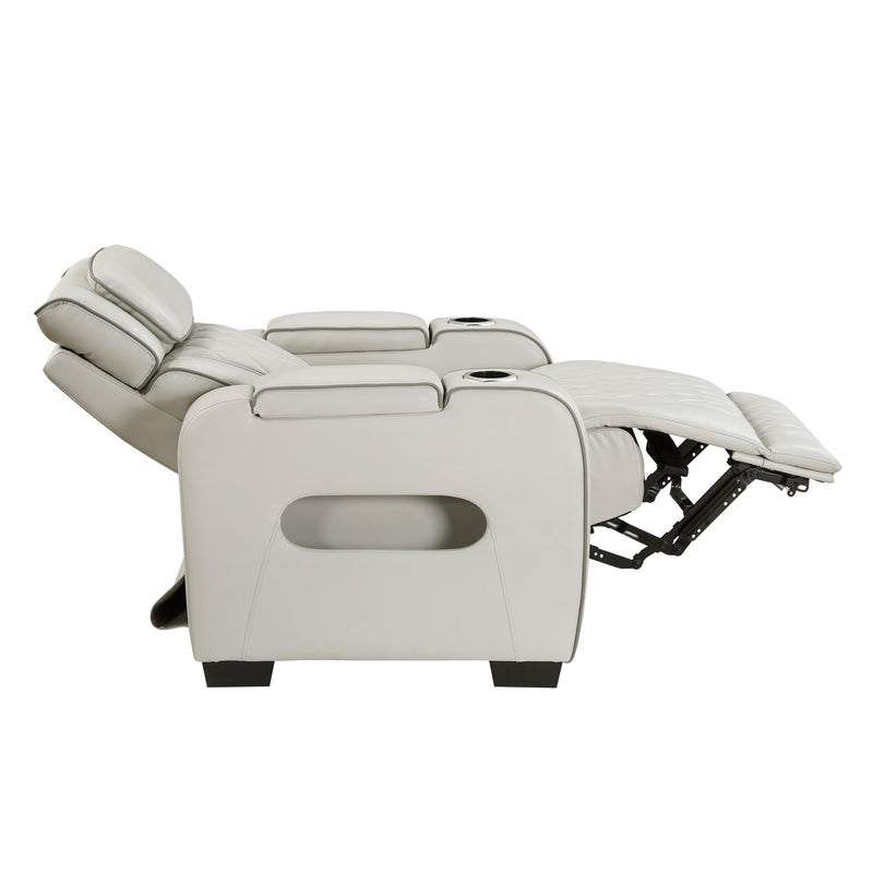 Home Elegance Fairway Brown Power Reclining Chair with Headrest