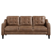 Home Elegance Mallory Gray 3pc Living Room Set