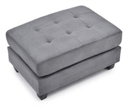 Glory Furniture Malone Vanilla Ottoman