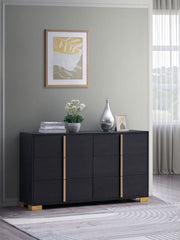 Coaster Furniture Marceline Black 6 Drawers Dresser