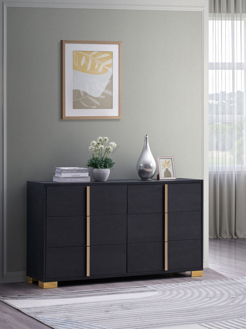 Coaster Furniture Marceline Black 6 Drawers Dresser