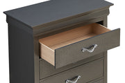 Glory Furniture Lorana Metalic Black Chest