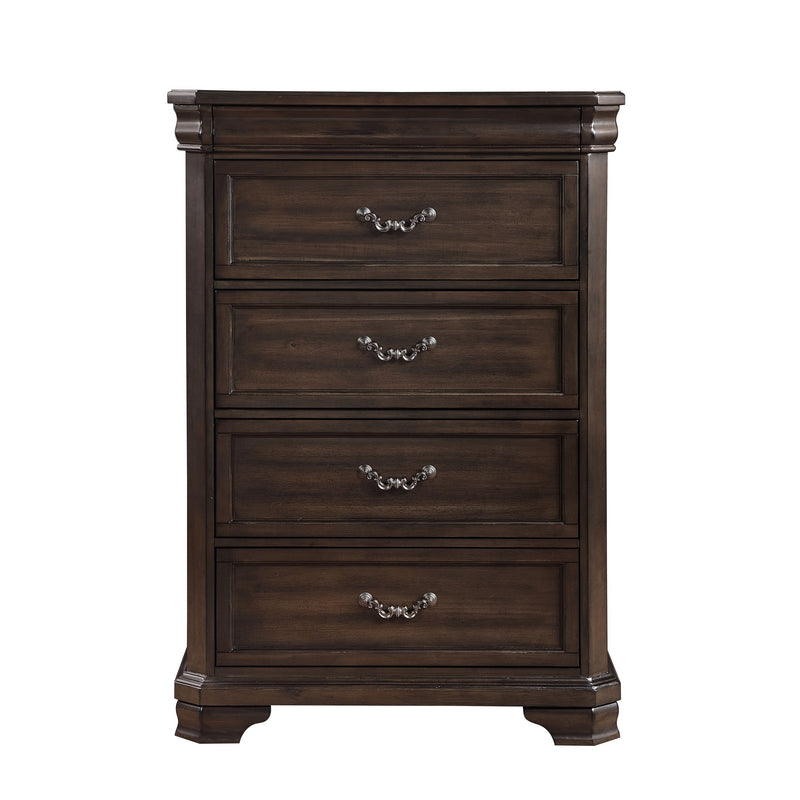 New Classic Furniture Lyndhurst Walnut Brown Chest