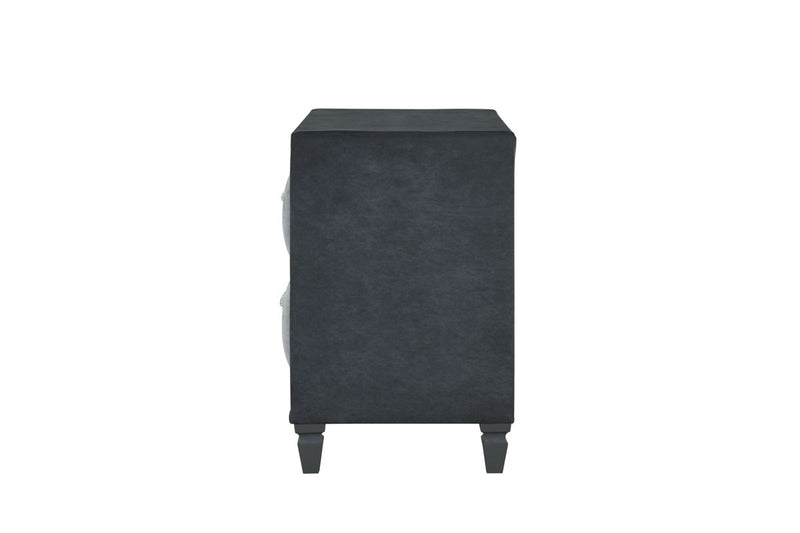 Global Furniture Vanna Dark Grey Nightstand