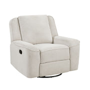 Home Elegance Monterey Black Swivel Reclining Chair