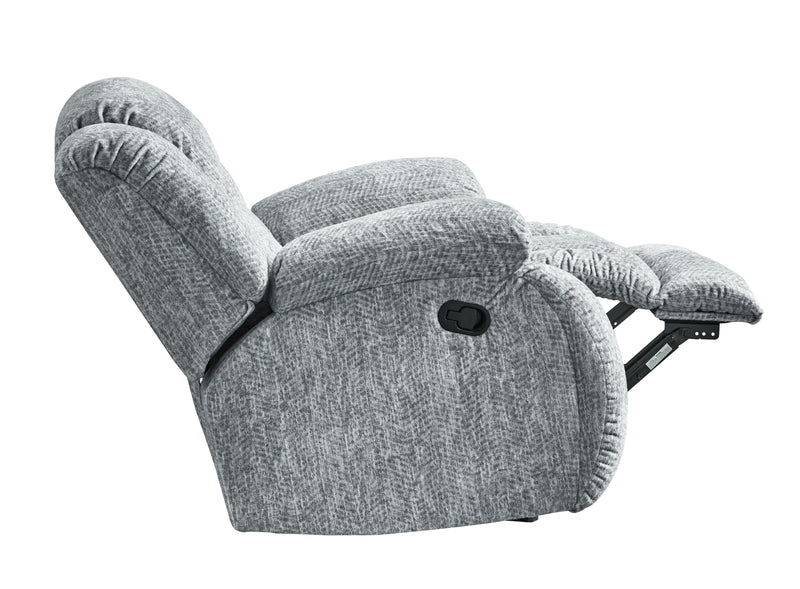 Global Furniture U250 Grey Glider Recliner