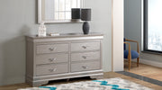 Glory Furniture Lorana White Pearl Dresser