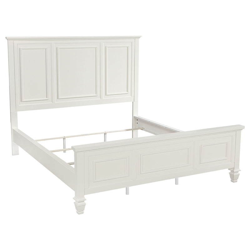 Coaster Furniture Sandy Beach Cream White Cal King Panel Bed