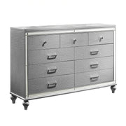 New Classic Furniture Valentino Silver Wood Dresser
