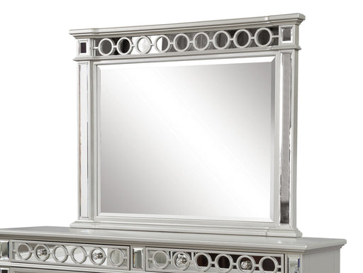 Galaxy Home Symphony Silver Wood Mirror