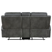 Coaster Furniture Raelynn Grey Motion Loveseat