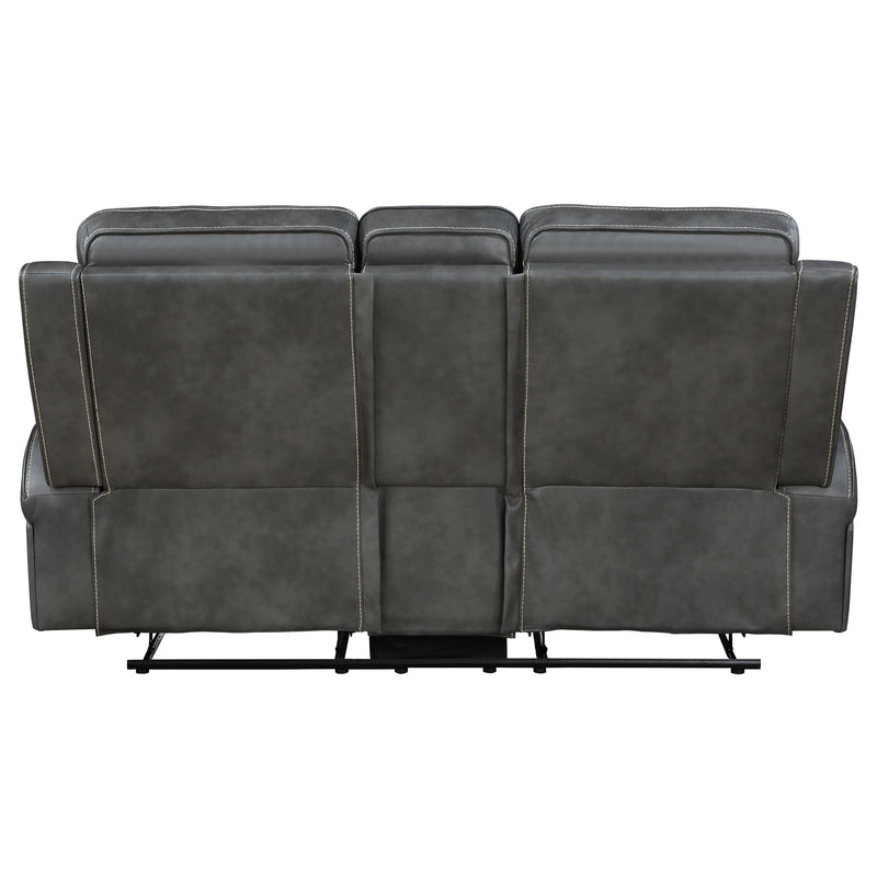 Coaster Furniture Raelynn Grey Motion Loveseat