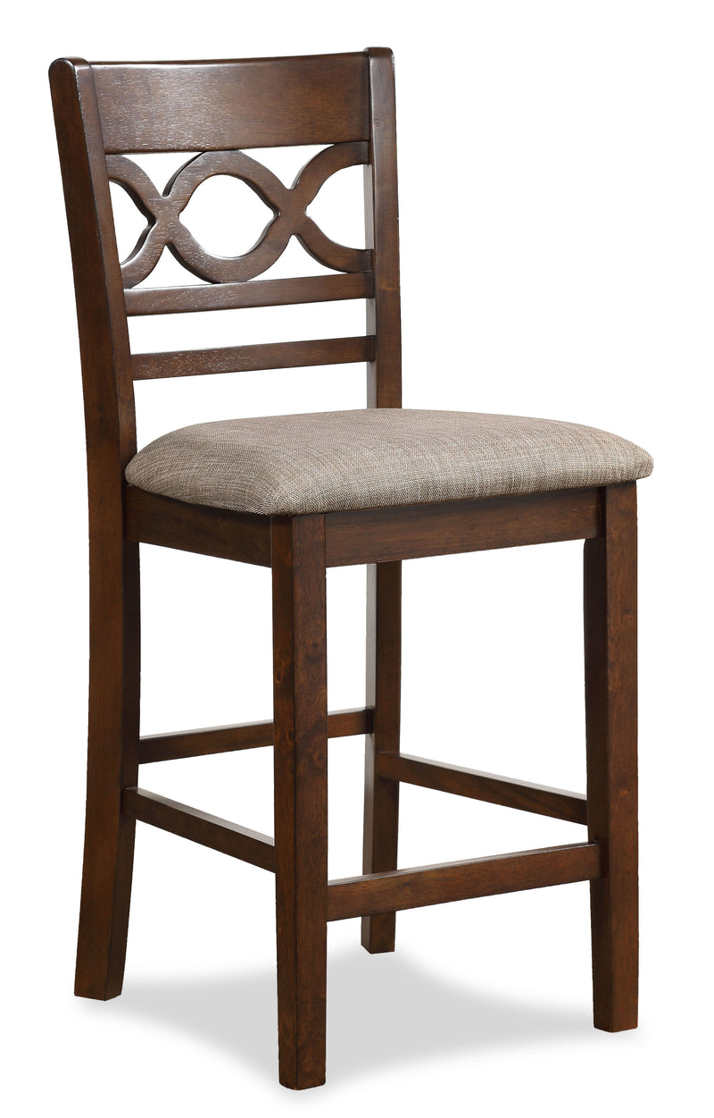 New Classic Furniture Cori Cherry 5pc Counter Height Set