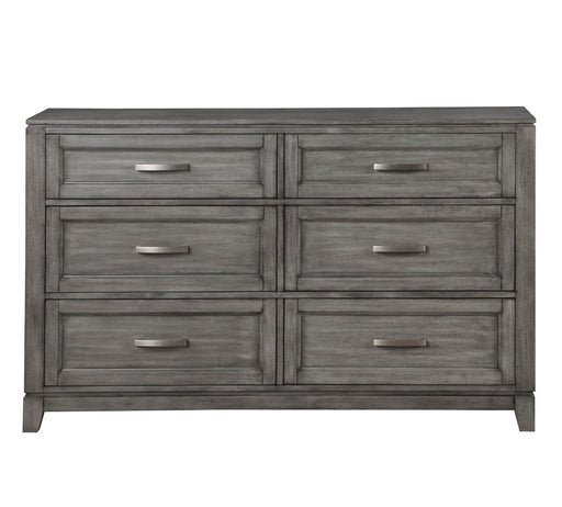 Home Elegance Garretson Gray Dresser And Mirror