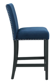 New Classic Furniture Celeste Blue 42 Inch 5pc Counter Height Set