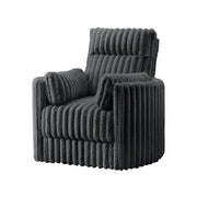 New Classic Furniture Embrace Charcoal Swivel Accent Chair