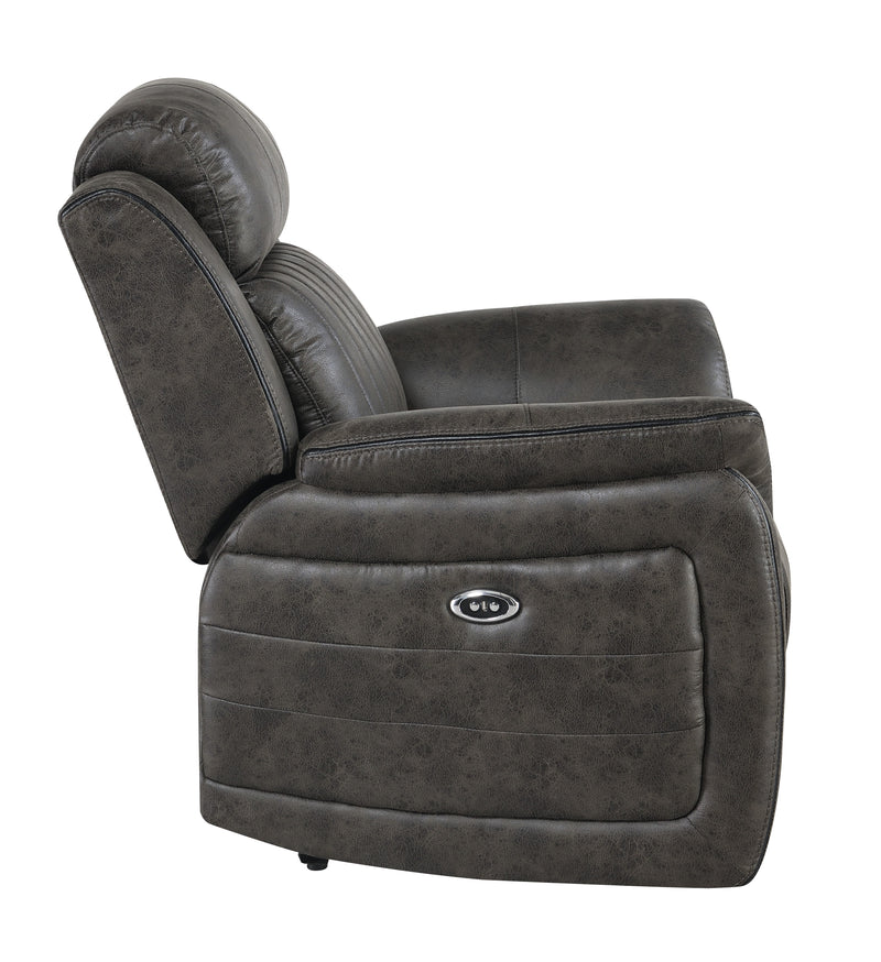 Global Furniture U8517 Grey Glider Recliner