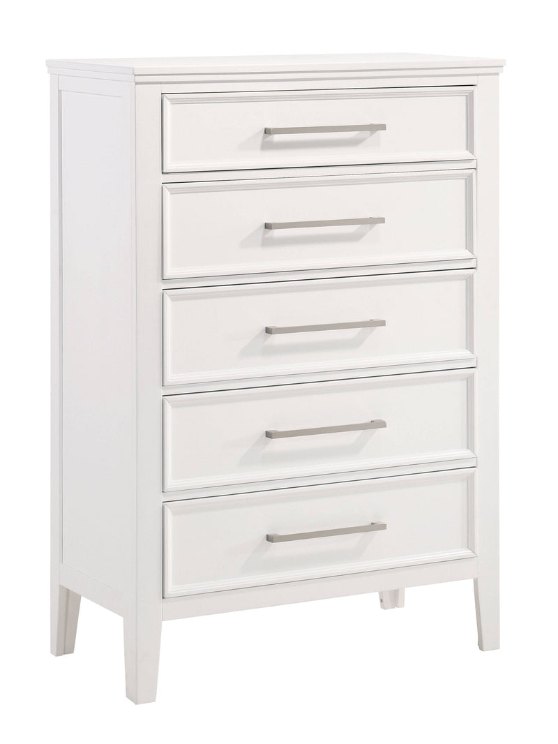 New Classic Furniture Andover White Chest