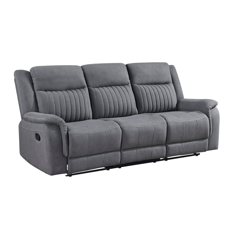Home Elegance Dean Dove Double Reclining Sofa