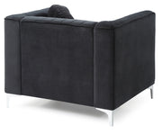 Glory Furniture Delray Ivory Velvet Microsuede Chair