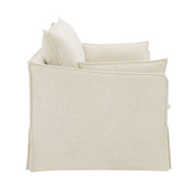 Acme Furniture Shane Beige Loveseat with 2 Pillows