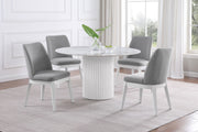 Coaster Furniture Acadia White 53 inch Dining Table