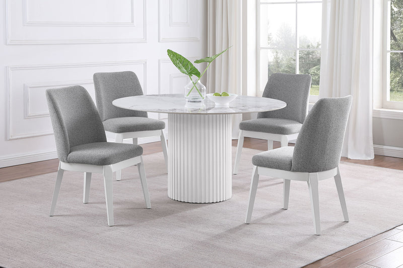 Coaster Furniture Acadia White 53 inch Dining Table