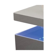 Galaxy Home Aurora White LED Coffee Table