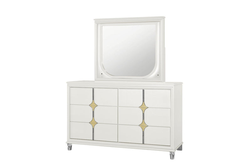 Global Furniture Orion Gold Dresser