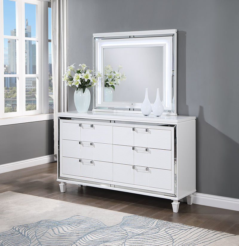 Glory Furniture Genoa White Dresser