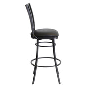 Steve Silver Stellan Black Swivel Barstool