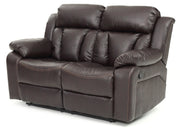 Glory Furniture Daria White Reclining Loveseat