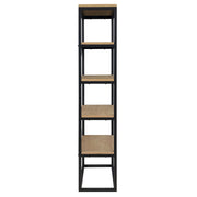 Steve Silver Magnolia Light Brown Black Bookcase