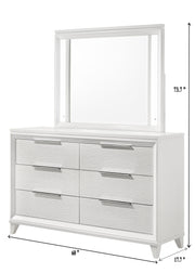 Crown Mark Cressida Dresser And Mirror