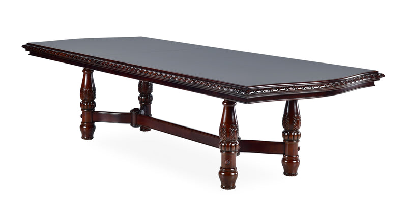 Steve Silver Antoinette Brown Cherry Ped Table