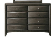 Crown Mark Emily Grey 8 Drawers Dresser