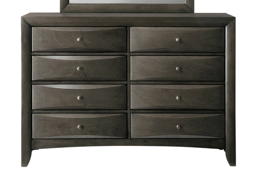 Crown Mark Emily Grey 8 Drawers Dresser