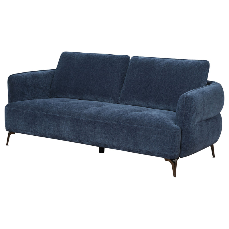 Coaster Furniture Lively Blue Track Arm Sofa