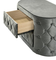 Crown Mark Voltare Black Night Stand