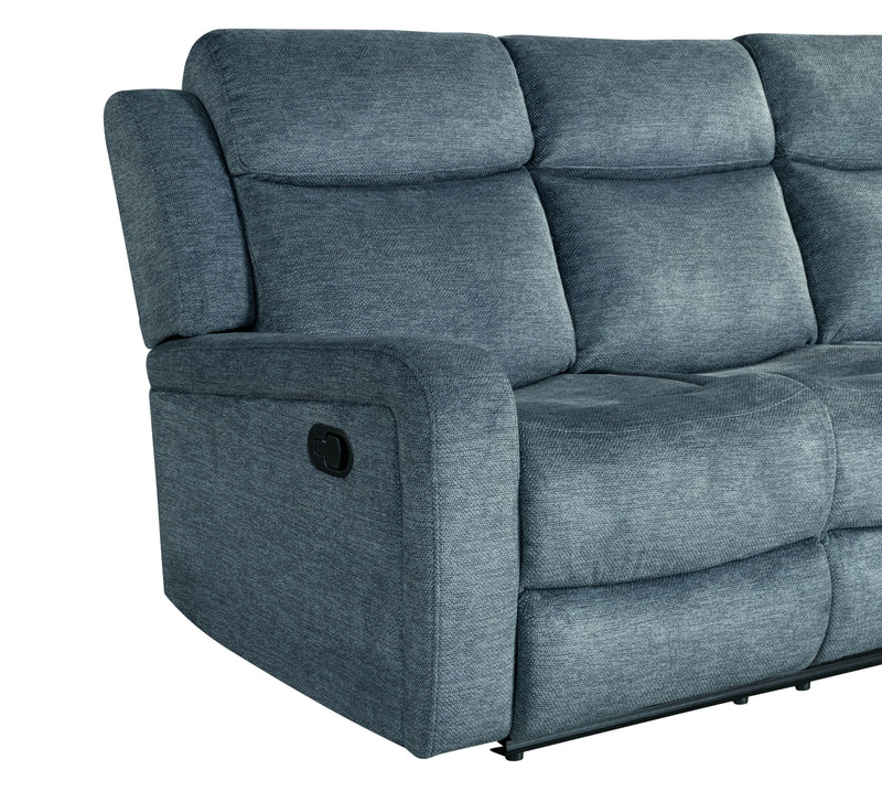 Global Furniture U6024 Dark Grey Reclining Sofa
