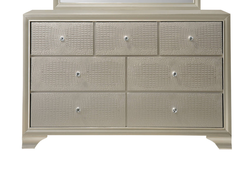 Crown Mark Lyssa Champagne Dresser