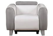 Global Furniture U8520 Grey White 3pc Living Room Set