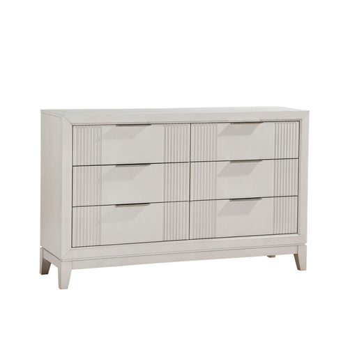 Home Elegance Florence White Dresser And Mirror