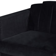 New Classic Furniture Empire Black Lighted Sofa