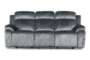 New Classic Furniture Tango Gray Power Footrest Dual Recliner Sofa