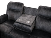New Classic Furniture Park City Slate Gray Power Sofa
