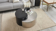 Galaxy Home Ying Yang Mint Taupe Coffee Table