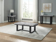 Steve Silver Lucca Gray Marble Top Sofa Table