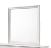 Galaxy Home Brooklyn White Wood Mirror